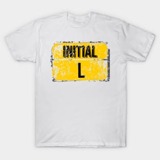 For initials or first letters of names starting with the letter L T-Shirt